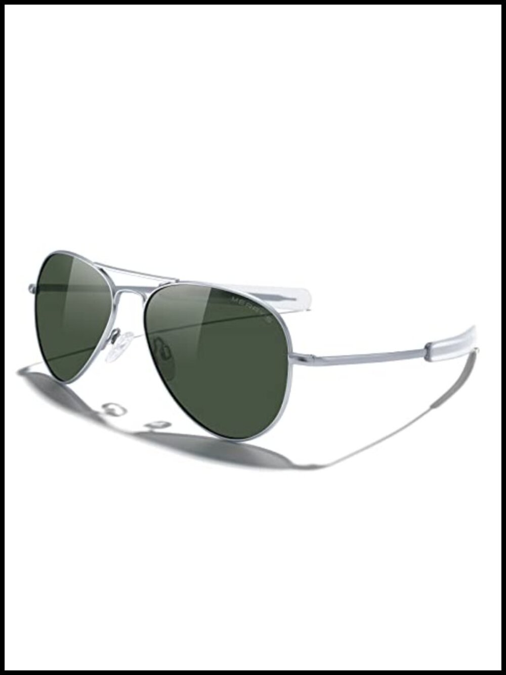 Aviator Sunglasses Polarized UV400 Full-Frame Metal Men